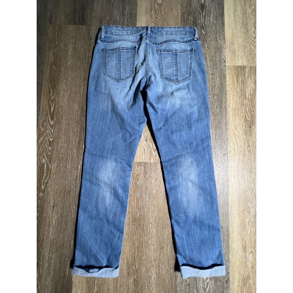 Gap Boyfriend Fit Jeans Womens 4/27R Blue Excellent Patch Pocket Straight Leg - Picture 7 of 7